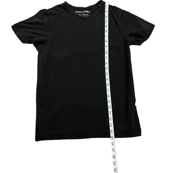 JACK & JONES Black Crew Neck Stretch Short Sleeve Tee Shirt M - Picture 8 of 8